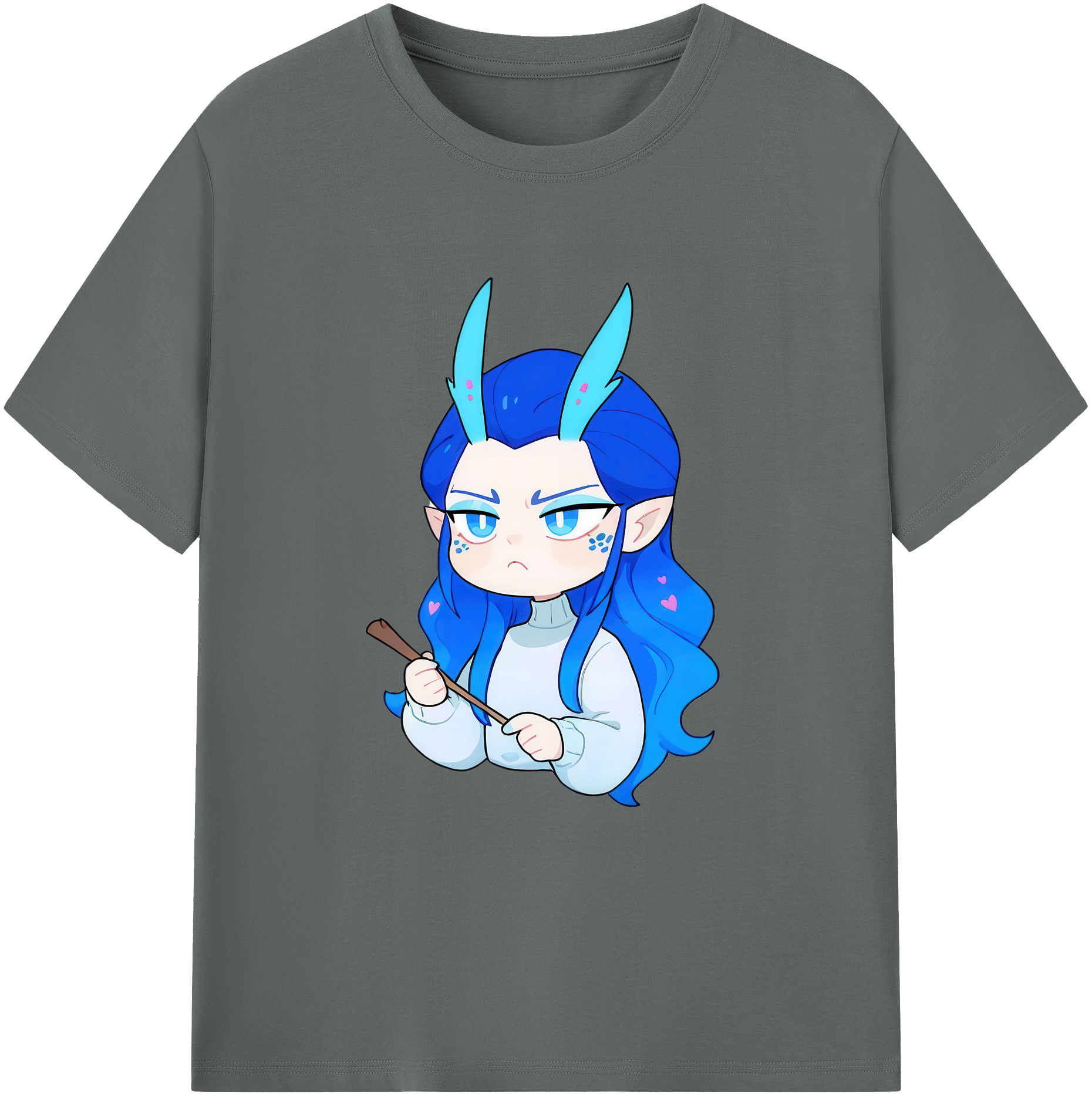 （画像用） Ne Zha 2 ナタ 魔童の大暴れ 綿100％ メンズ半袖Tシャツ｜肌触りやわらか＆通気性